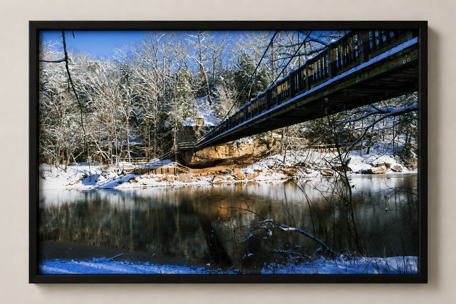 Snow-covered serenity