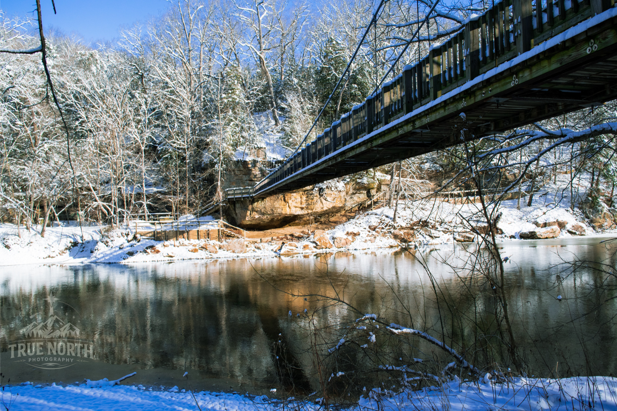 Snow-covered serenity